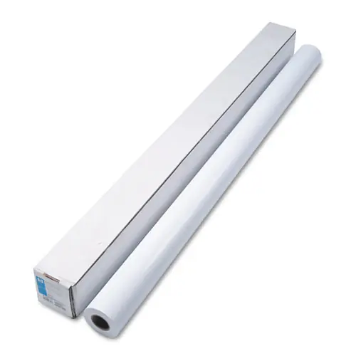 HP DesignJet Large Format Paper for Inkjet Prints, Gloss White, 60" x 100 ft, 7 mil