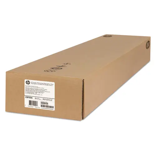 HP Everyday Adhesive Matte Polypropylene, 2" Core, 42" x 75 ft, Matte White, 2/Pack