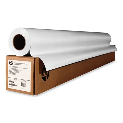 HP Removable Adhesive Fabric Rolls, 12 mil, 42" x 100 ft, Matte, White