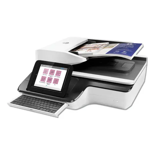 HP ScanJet Enterprise Flow N9120 fn2 Document Scanner, 600 dpi Optical Resolution, 200-Sheet Duplex Auto Document Feeder