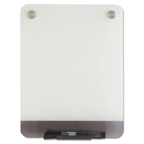 Iceberg Clarity Personal Board, 9" x 12", White Surface, Satin Aluminum Frame