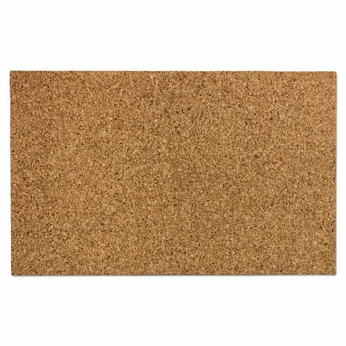 Iceberg iDesign Frameless Cork Bulletin Board, 24" x 38", Tan Surface