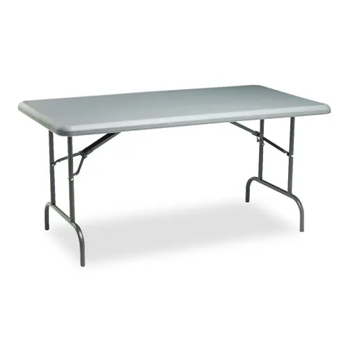 Iceberg IndestrucTable Industrial Folding Table, 60" x 30", Charcoal