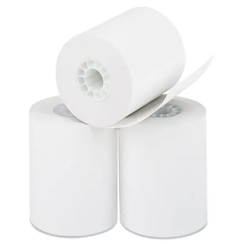 Iconex™ Direct Thermal Printing Paper Rolls, 0.45" Core, 2.25" x 85 ft, White, 50/Carton