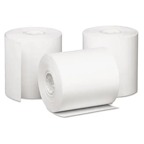 Iconex™ Impact Bond Paper Rolls, 3" x 85 ft, White, 50/Carton