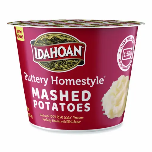 Idahoan® Buttery Homestyle Mashed Potatoes, 1.5 oz Cup, 10/Carton