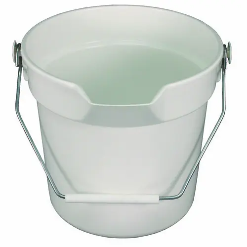 Impact® Deluxe Heavy-Duty Bucket, 10 qt, Polypropylene, Gray