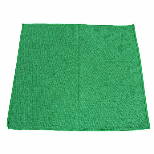 Impact® Lightweight Microfiber Cloths, 16 x 16, Green, 240/Carton