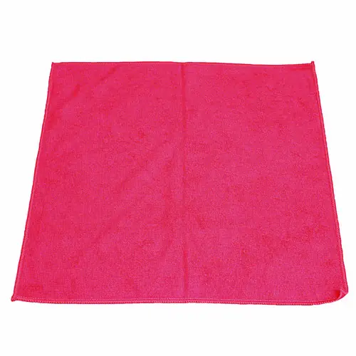 Impact® Lightweight Microfiber Cloths, 16 x 16, Red, 240/Carton