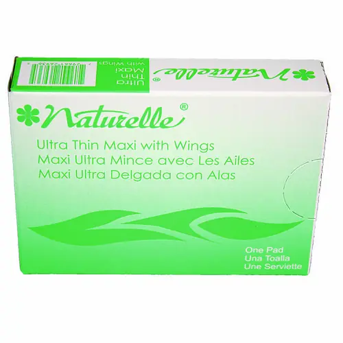 Impact® Naturelle Maxi Pads, #4 Ultra Thin with Wings, 200 Individually Wrapped/Carton