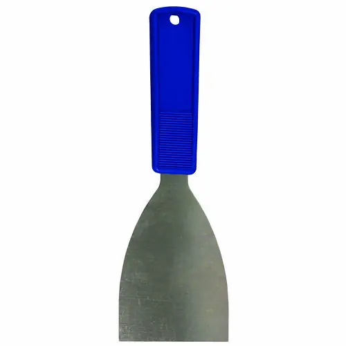Impact® Putty Knife, 3" Wide, Stainless Steel Blade, Blue Polypropylene Handle