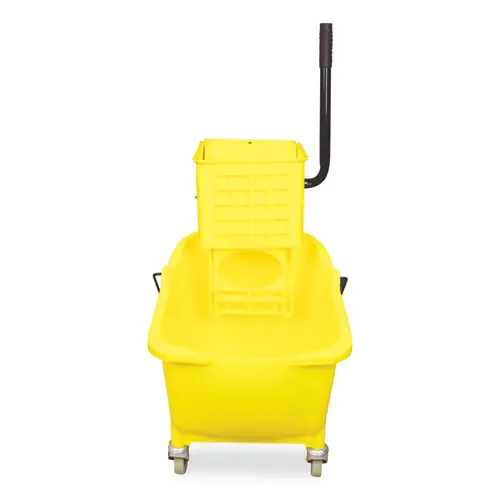 Impact® Side-Press Wringer and Plastic Bucket Combo, Yellow