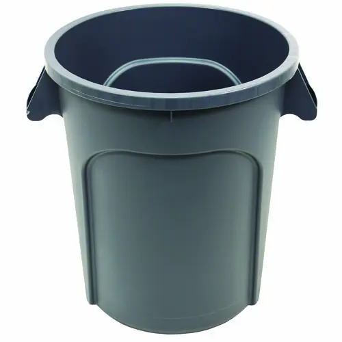 Impact® Value-Plus Containers, 20 gal, Low-Density Polyethylene, Gray