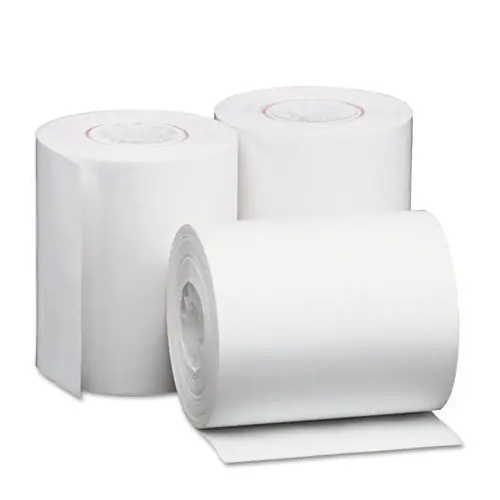 IMPRESO® Adding Machine/Cash Register Thermal Paper Roll, 0.5" Core, 2.25" x 50 ft, White, 50/Carton