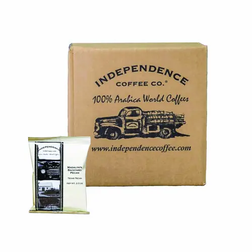 Independence Coffee Co. Madalyn's Backyard Pecan Coffee Fraction Pack, 2 oz, 40/Carton