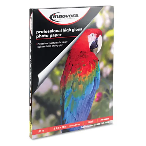 Innovera® High-Gloss Photo Paper, 50/Pack