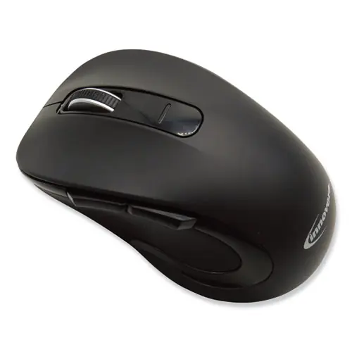 Innovera® Mid-Size Wireless Optical Mouse, 2.4 GHz, 26 ft Range, Right-Handed, Black