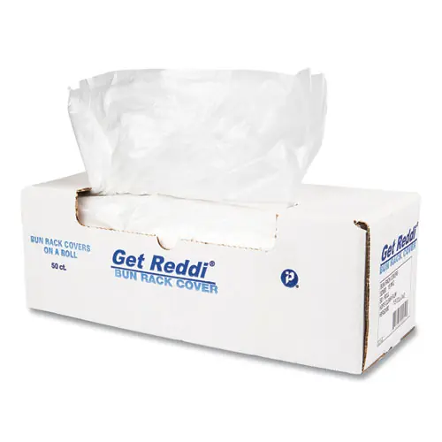 Inteplast Group Bun Rack and Pan Cover, Clear, 50/Carton