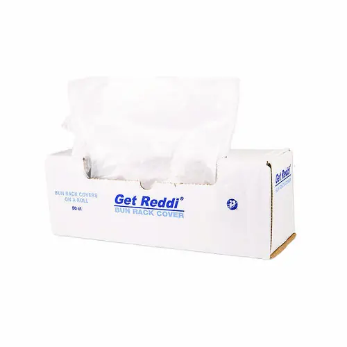 Inteplast Group Bun-Rack/Pan-Cover Film, 52 x 80, 50/Carton