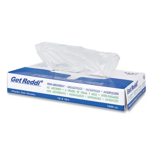 Inteplast Group Plastic Pop-Up Deli Sheets, 12 x 10.75, 1,000/Carton