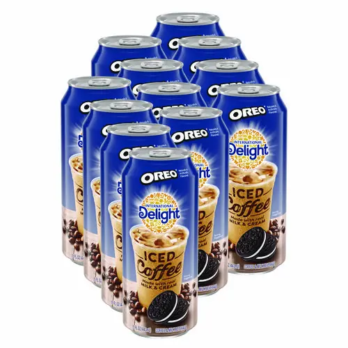 International Delight® Iced Coffee, Oreo, 15 oz Can, 12/Carton
