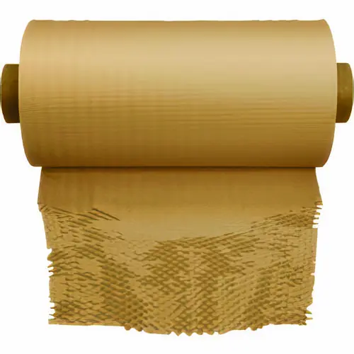 ipg® HexcelWrap Kraft Paper Cushioning Roll, 15.25" x 840 ft, Brown Kraft