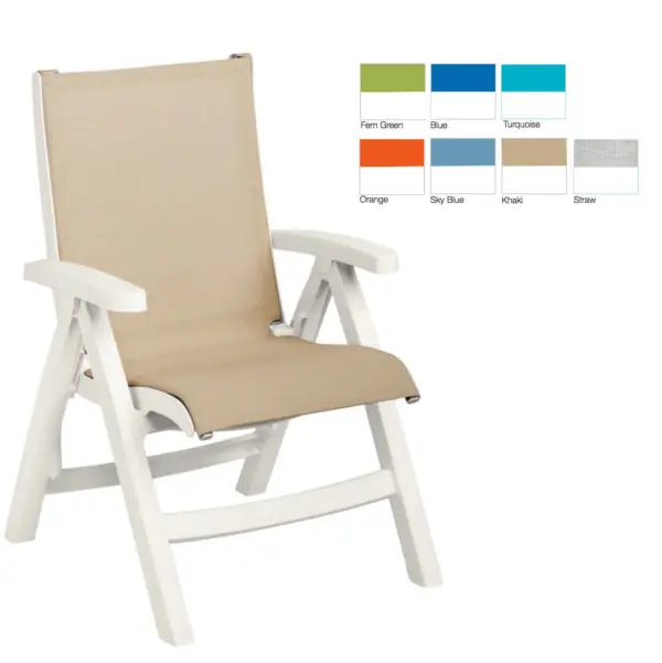 JAMAICA Beach Midback Folding Sling Chair