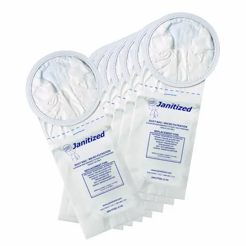 Janitized® Vacuum Filter Bags Designed to Fit ProTeam 6 qt QuarterVac, 100/Carton