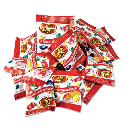 Jelly Belly® Jelly Beans, Assorted Flavors, 300/Carton