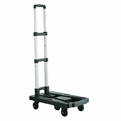 Kantek Handcart, 250 lb Capacity, 19.3 x 14.6 x 38, Black