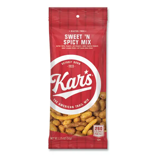 Kar's Trail Mix, Sweet 'N Spicy Mix, 1.75 oz, 24 Packets per Box