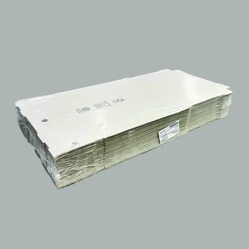 Karat® Corrugated Paper Boxes, 16 x 16 x 1.97, White/Brown, 50/Carton