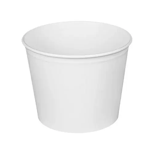 Karat® Food Bucket, 85 oz, White, Paper, 180/Carton