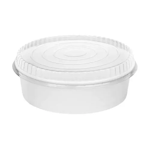 Karat® Plastic Lid for 48 oz Food Buckets, Clear, 270/Carton