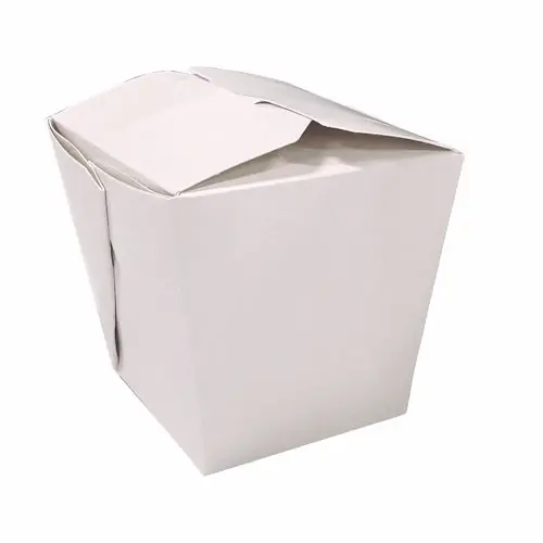 Kari-Out® Food Pail, 26 oz, White, Paper, 400/Carton