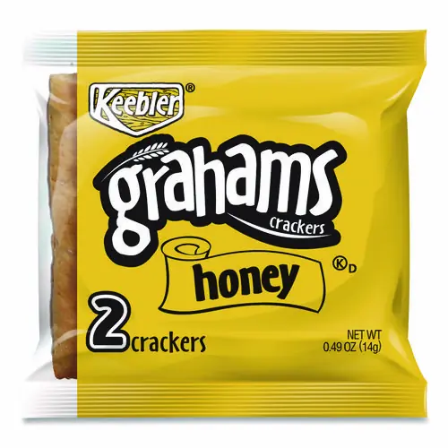 Keebler® Honey Grahams Crackers, 0.49 oz Bag, 200/Carton
