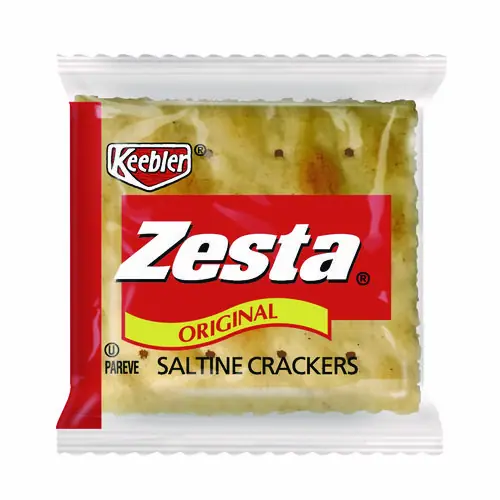 Keebler® Zesta, Individually Wrapped, Saltine, 500/Carton