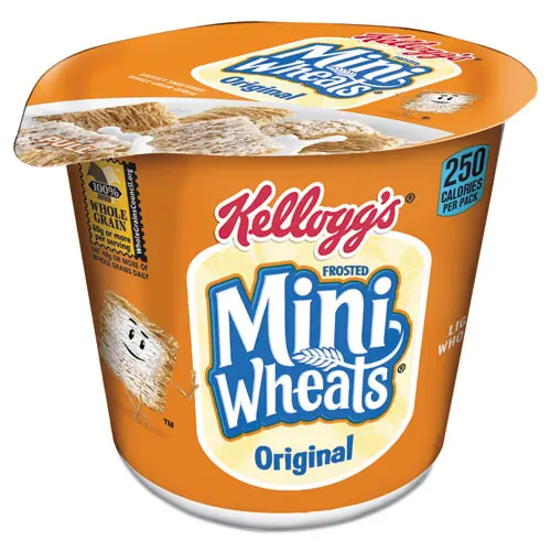 Kellogg's® Breakfast Cereal, Frosted Mini Wheats, Single-Serve, 6/Box