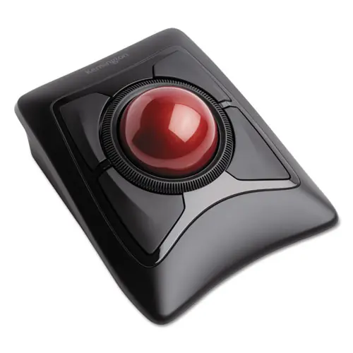 Kensington® Expert Mouse Wireless Trackball, Wireless, Optical, Ambidextrous, Black