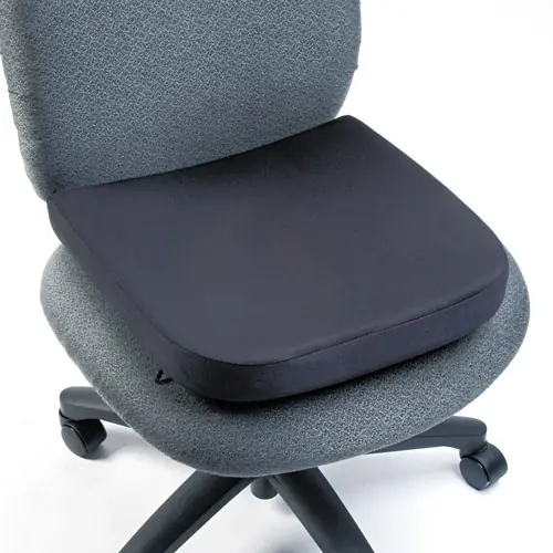Kensington® Memory Foam Seat Rest, Black, 15.5" x 16" x 2"