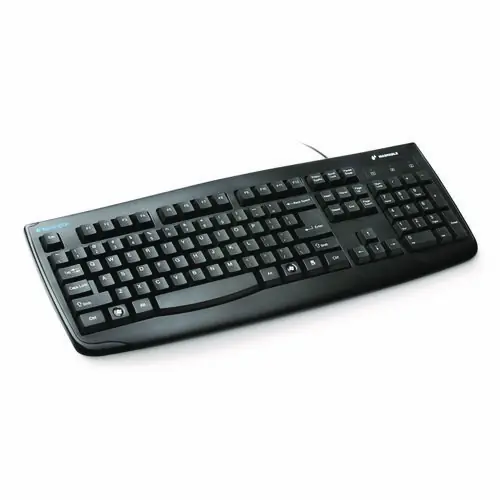 Kensington® Pro Fit USB Washable Keyboard, 104 Keys, Black
