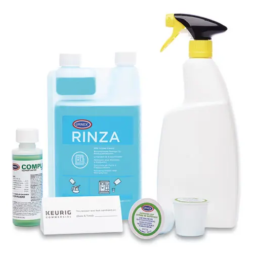 Keurig® K-Cup Pod Brewer Deep Cleaning Kit with Complete Cafe, Rinza & Cleaning Cups