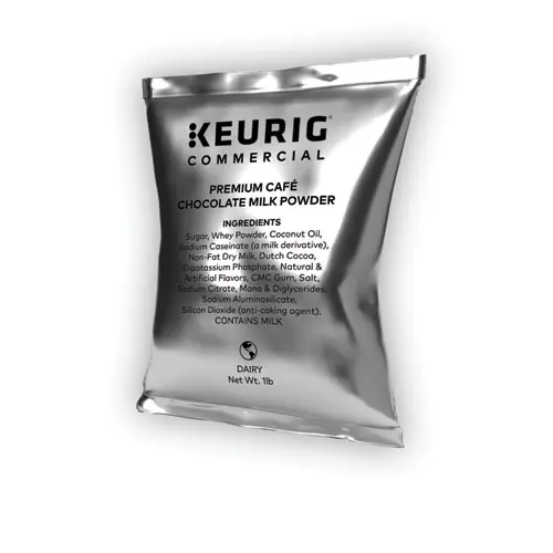 Keurig® Premium Cafe Powders, Chocolate, 1 lb Bag, 12/Carton
