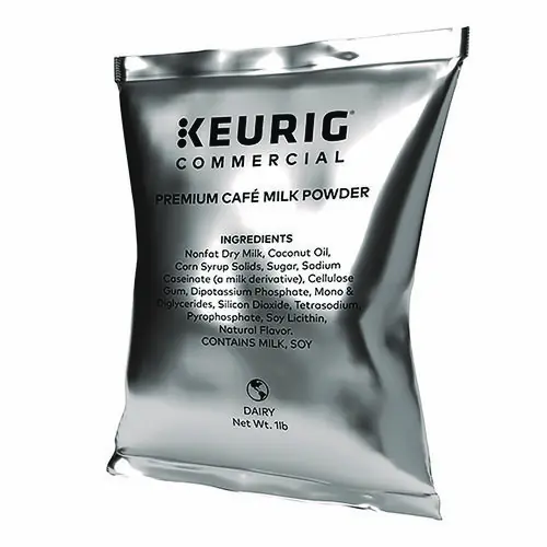 Keurig® Premium Cafe Powders, Natural Milk, 16 oz, 12/Carton