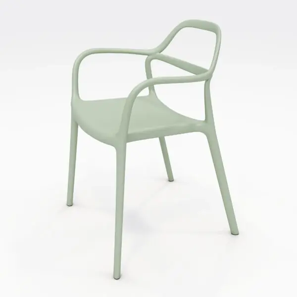 KFI Studios Dali Indoor/Outdoor Chair, Sage
