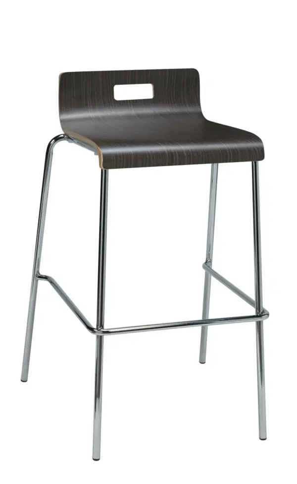 KFI Studios Jive Low Back Barstool, Espresso