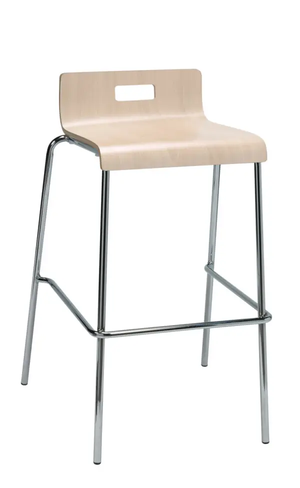 KFI Studios Jive Low Back Barstool, Natural