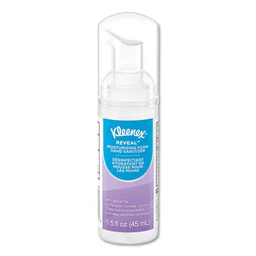 Kleenex® Ultra Moisturizing Foam Hand Sanitizer, 1.5 oz, Unscented