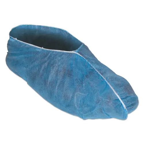 KleenGuard™ A10 Light Duty Shoe Covers, Polypropylene, One Size Fits All, Blue, 300/Carton