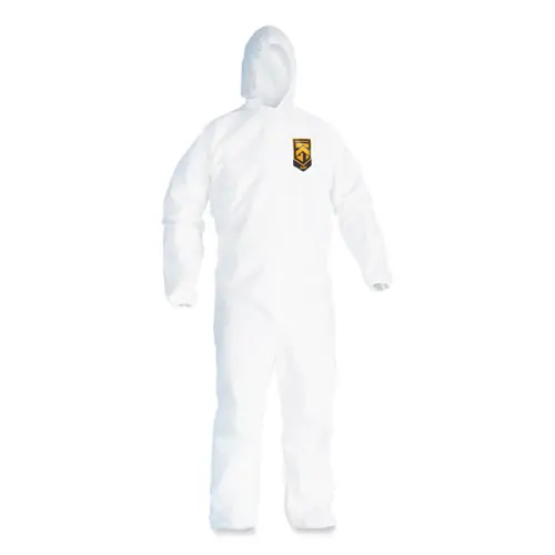 KleenGuard™ A20 Breathable Particle Protection Coveralls, Medium, White, 24/Carton